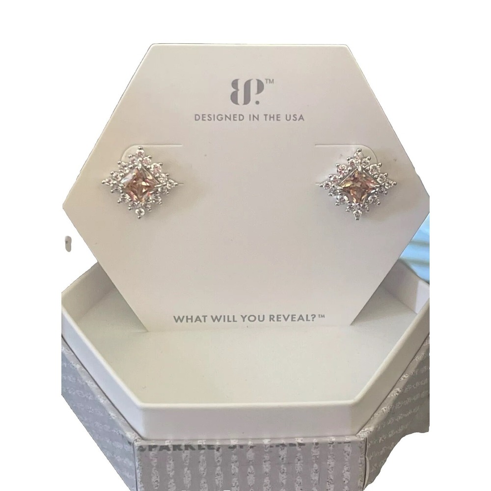 Bomb Party RBP5493 The Sterling Club Solid .925 SS Smokey Topaz Cubic Zirconia